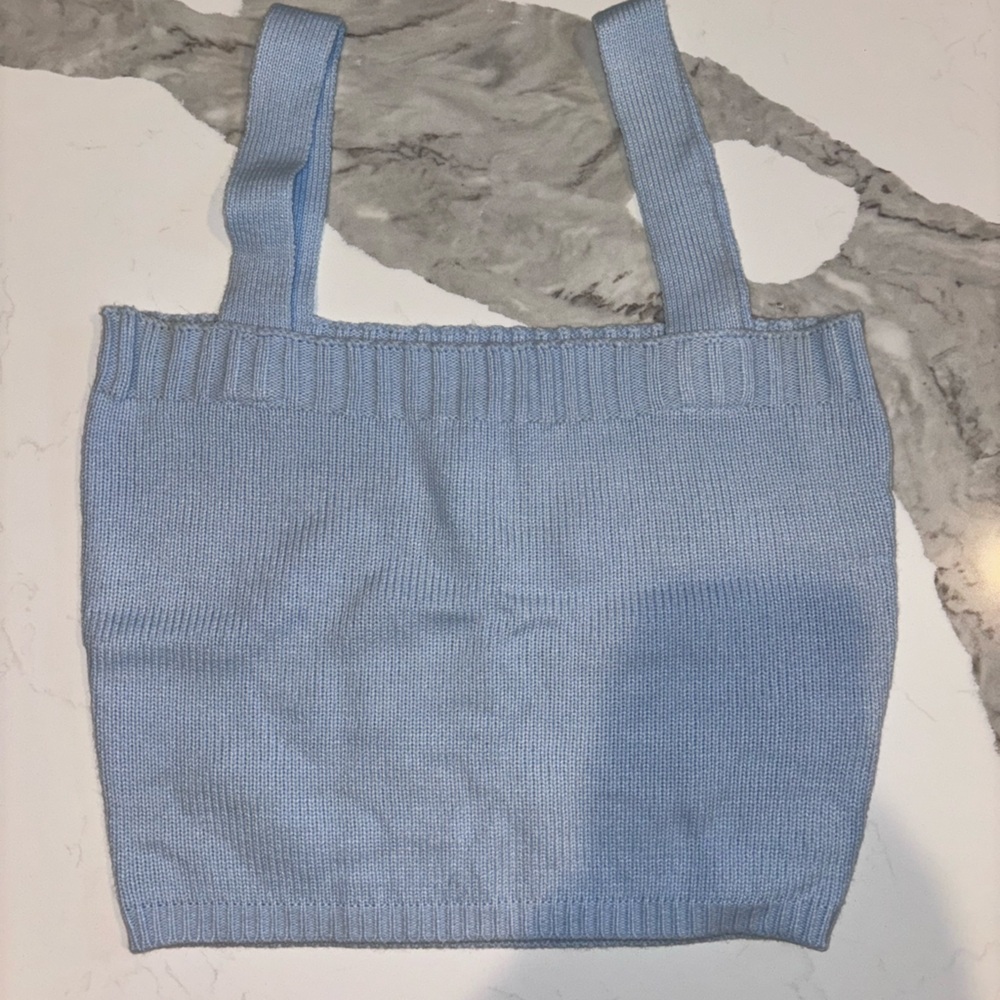 sweater top, knitted, size small